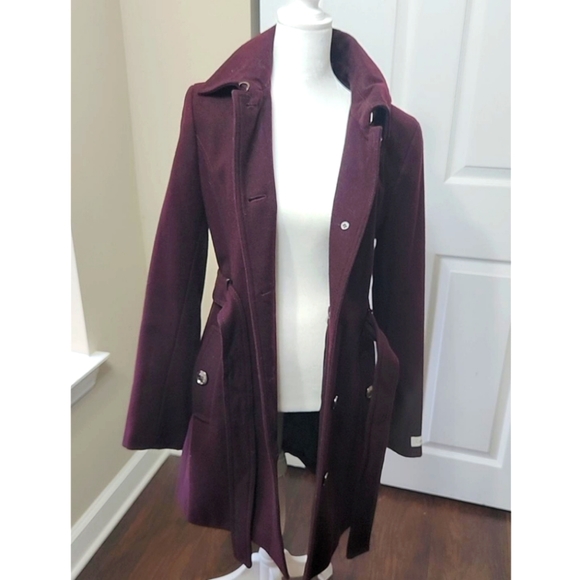 CALVIN KLEIN WOMENS COAT SIZE XS PURPLE COLR - Picture 3 of 14